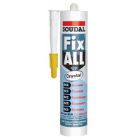Прозрачный клей-герметик Soudal Fix All Crystal (Соудал Фикс Алл Кристал)